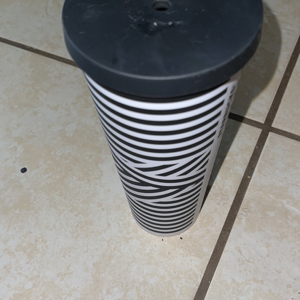 STARBUCKS ZEBRA TUMBLER